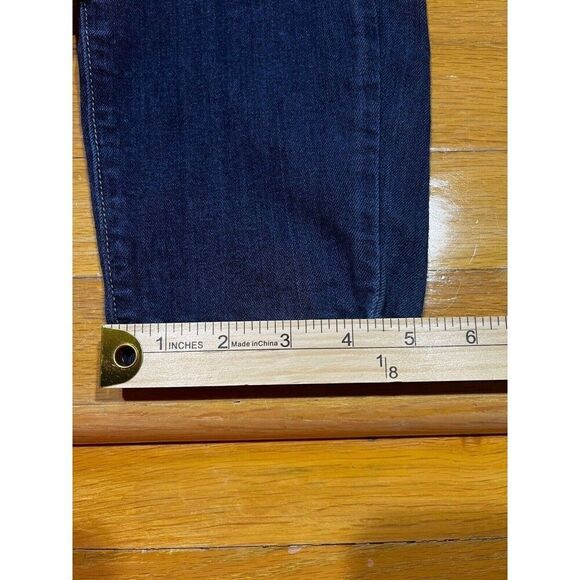 Paige Jeans Womens 30 Verdugo Ankle Blue Mid Rise Dark Wash Denim Minimalist - Picture 5 of 8